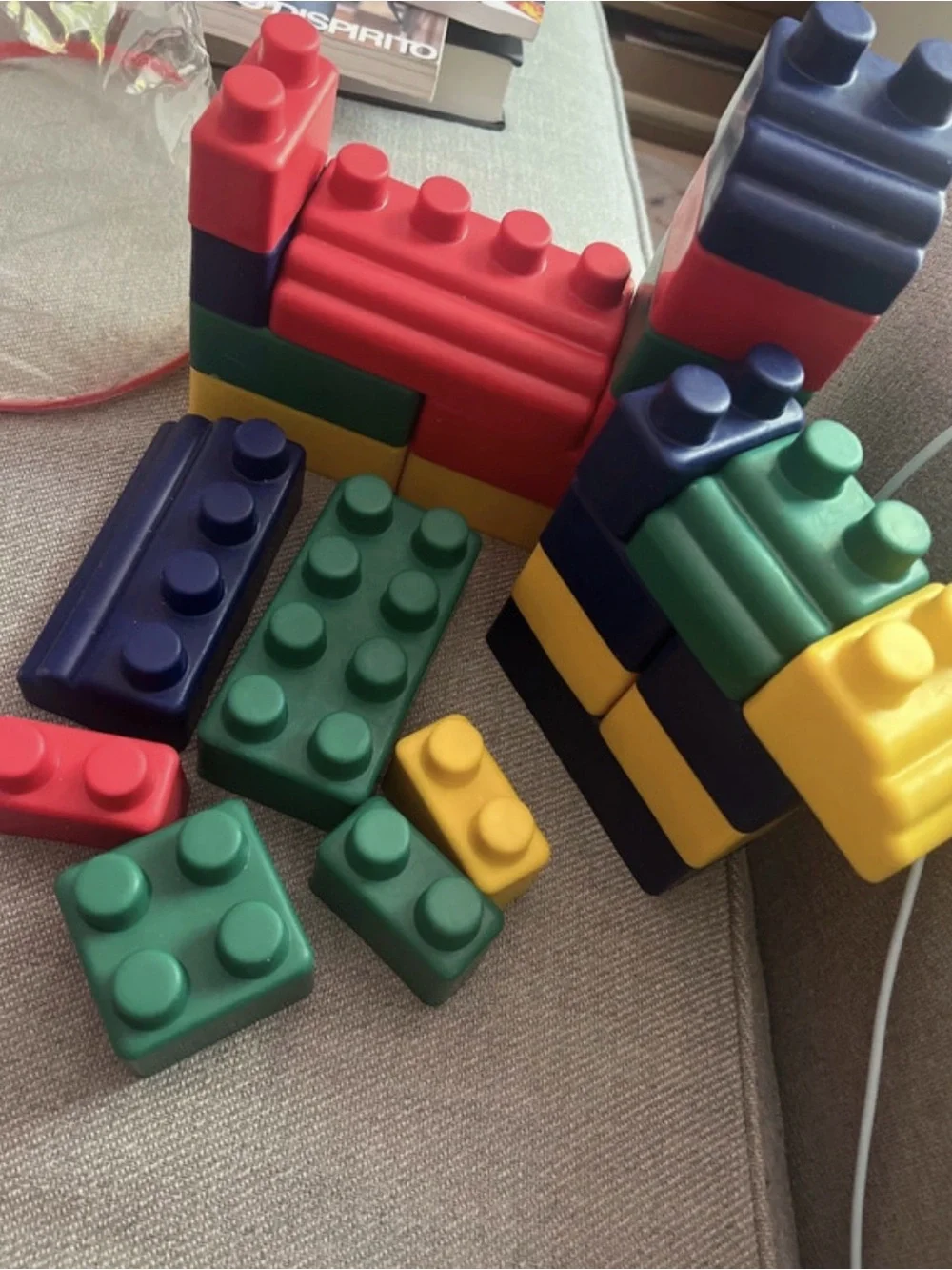XL EduShape 25 Piece Silicone Block Set - Very Good Condition - make an offer!